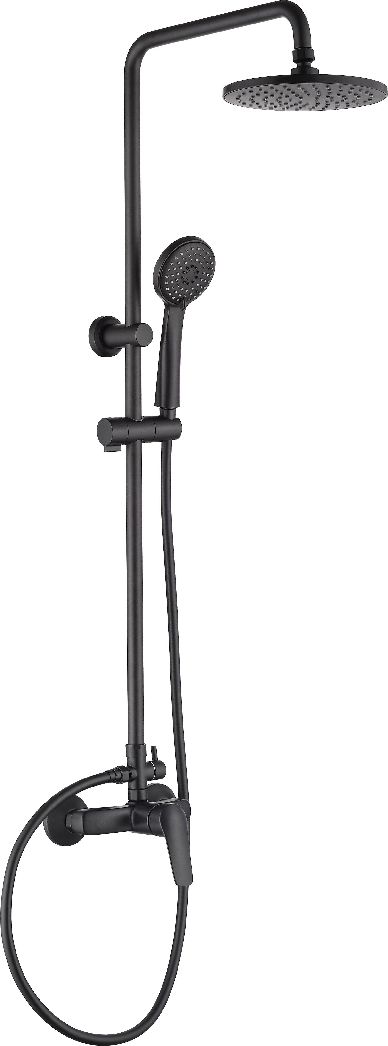 3-function shower head - with mixer tap