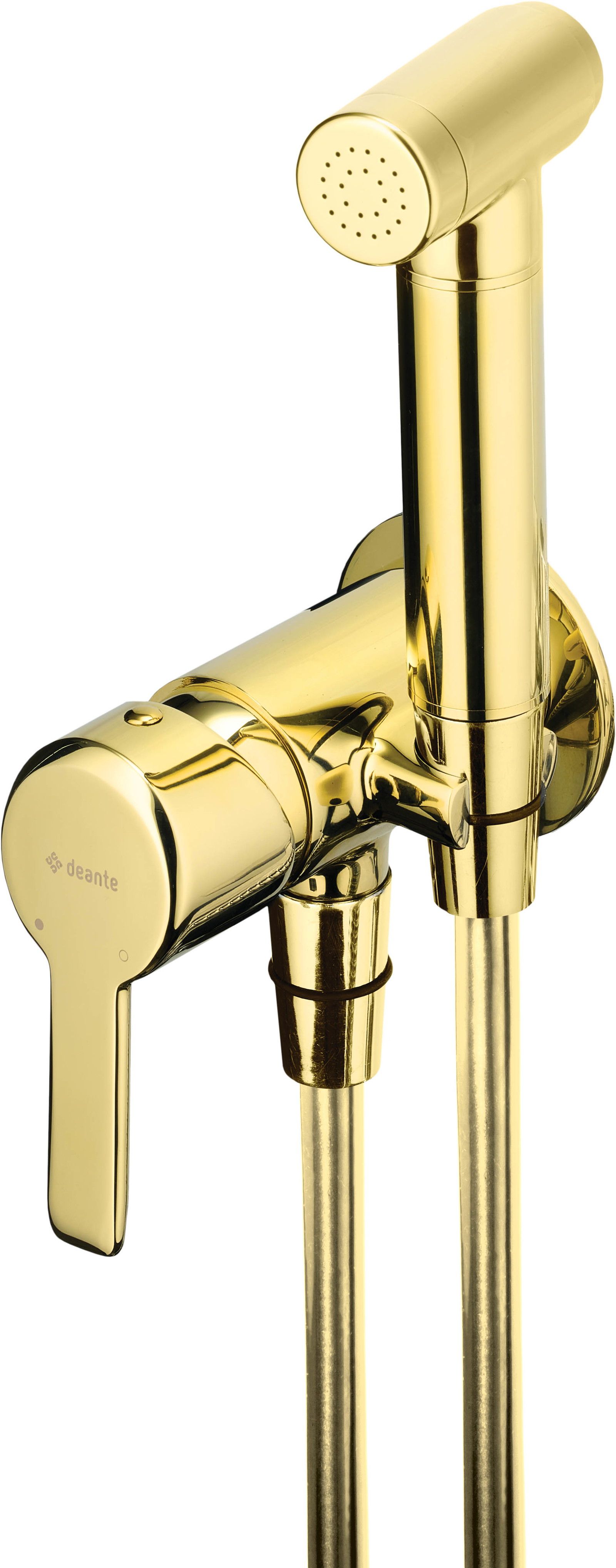 Concealed bidet mixer with bidetta shower head