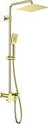 Shower head with bathtub mixer - movable spout