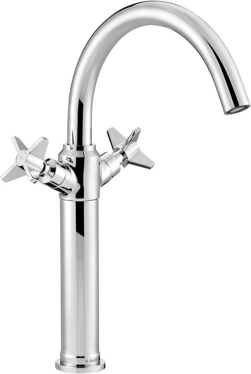 High basin mixer