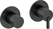 Shower mixer with shower switch - horizontal