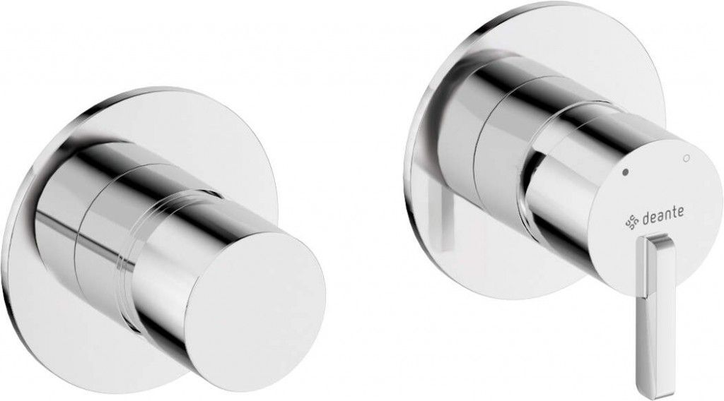 Shower mixer with shower switch - horizontal
