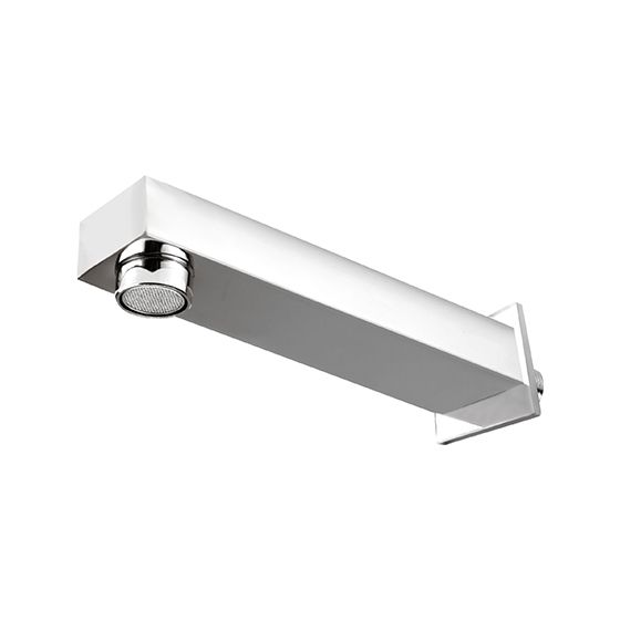 Square bathtub spout - 176 mm