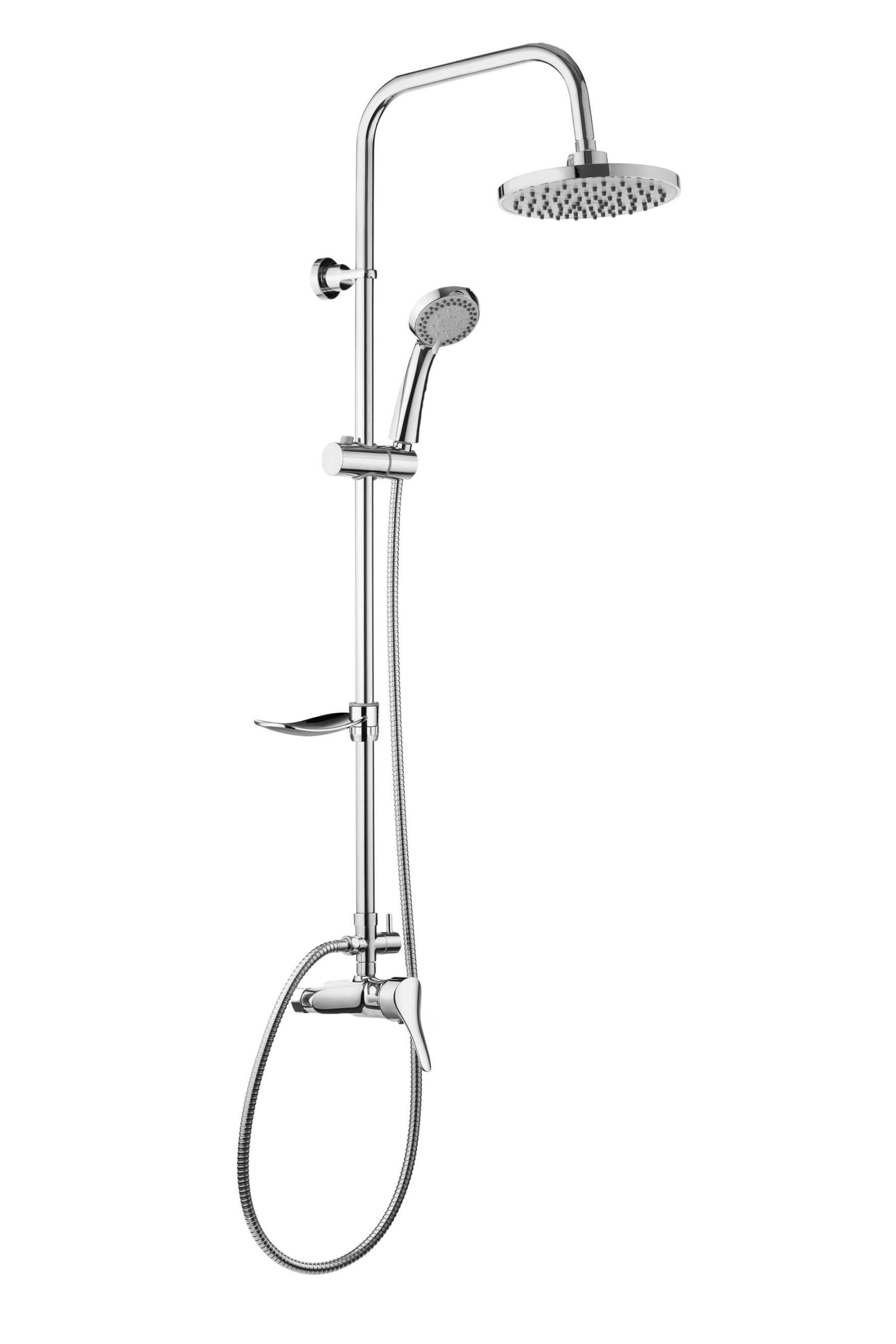5-function shower head - with mixer tap