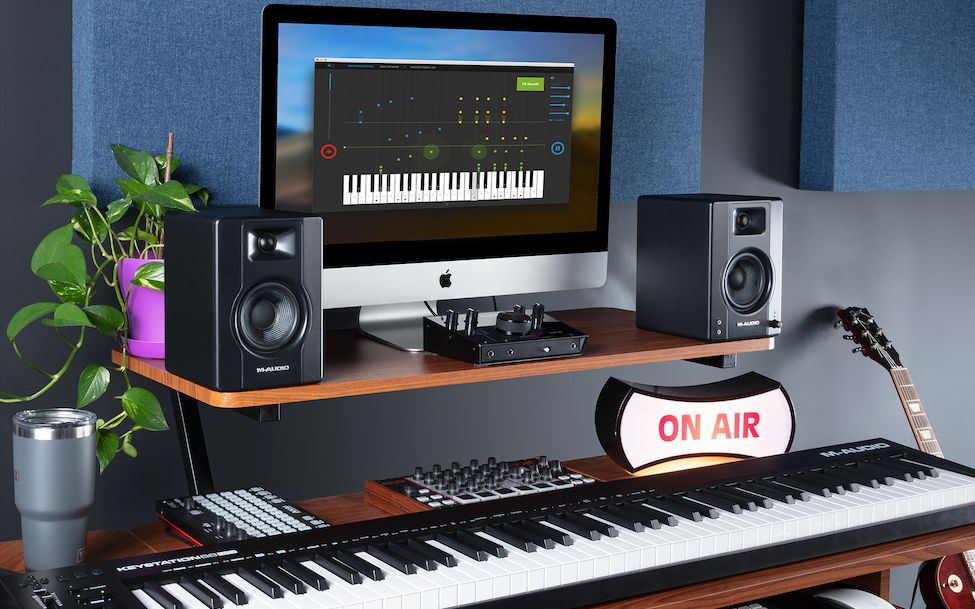 M-AUDIO Keystation 88 MK3 MIDI keyboard 88 keys USB Black  White