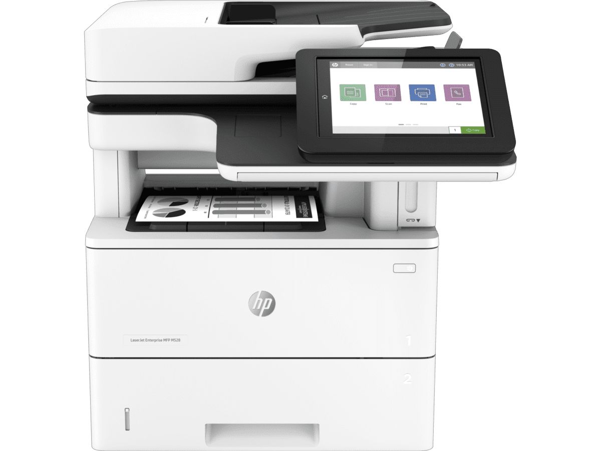 MULTIFUNCŢIONALA LASER MONOCROM A4  HP LaserJet Enterprise MFP M528f cod 1PV65A
A4, print, scan, copy, fax; print: 43ppm