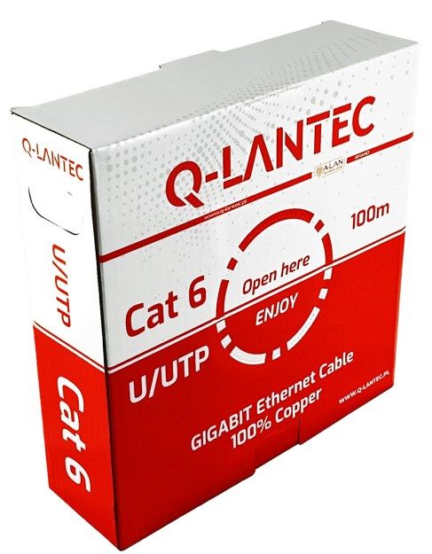 Q-LANTEC U/UTP cat.6A network cable  twisted pair  LSOH