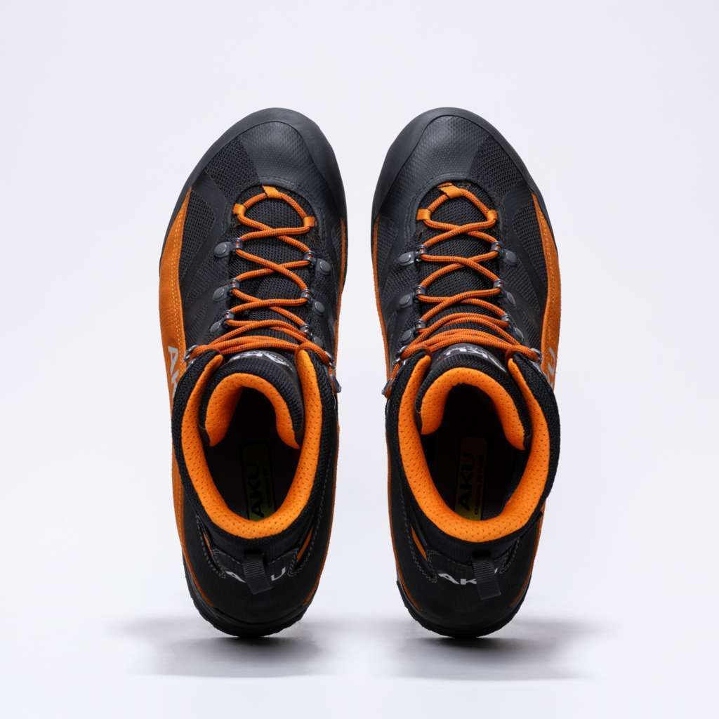 Shoes mtn trainer mid gtx-asphalt-fluo orange-uk 7 5 (41)