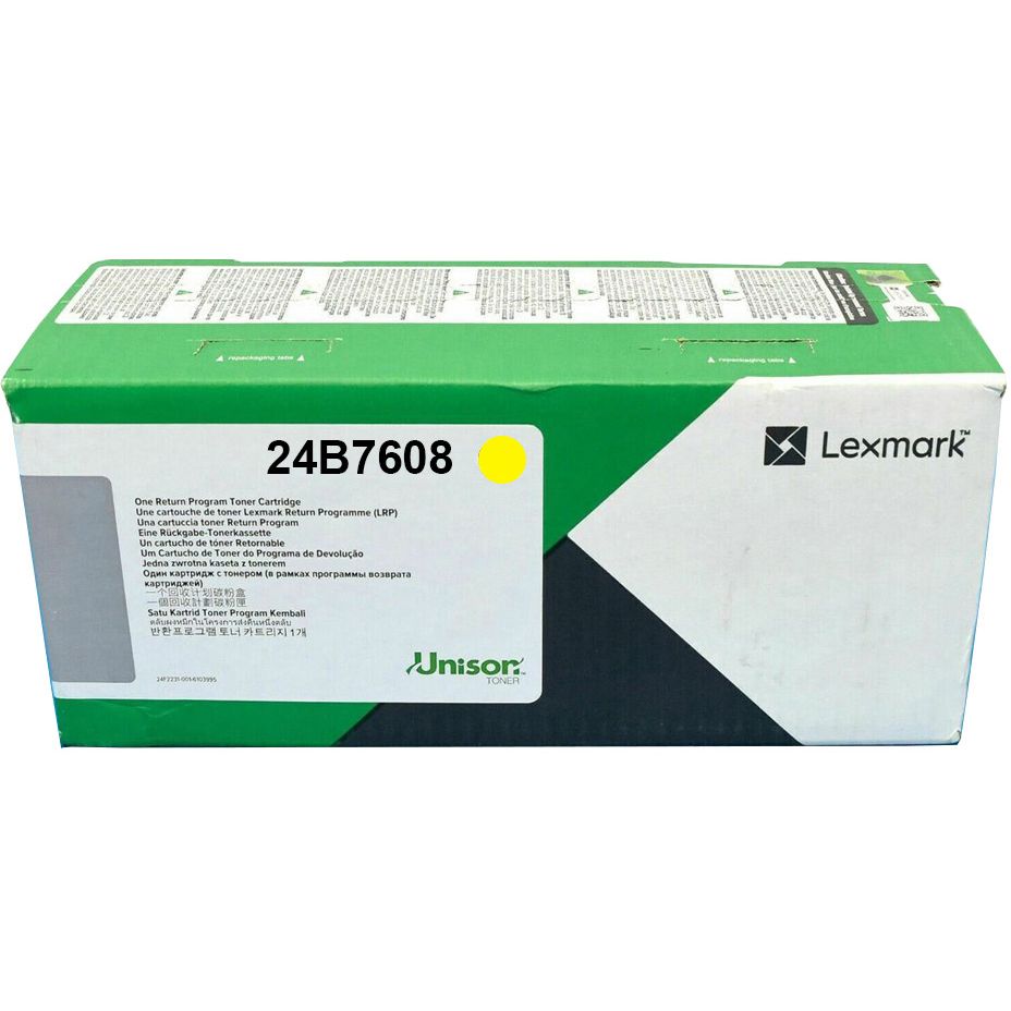 Cartus toner Lexmark 24B7608 ,Galben ,12 000 pagini ,Original (24B7608)