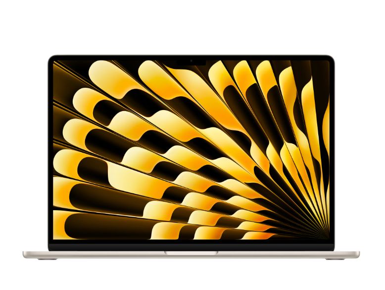 Laptop Apple MacBook Air 15 MW1K3RO/A, 15.3 inch 2880 x 1864, Apple M4 10-Core (10 C / 10 T), 16 GB RAM, 512 GB SSD, Apple 10-Core GPU, Mac OS, Starlight