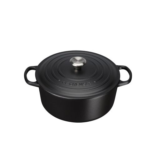 Le Creuset Signature Roaster round 28cm black Schwarz (21177280000430)
