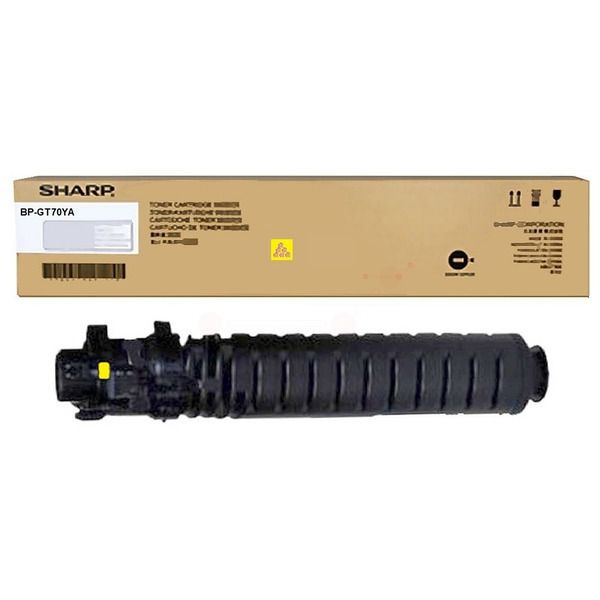 Cartus toner Sharp BPGT70YB ,Galben ,12 000 pagini ,Original (BP50C26|BP55C26|BP50C31|BP60C31|BP70C31|BP50C36|BP60C36|BP70C36|BP50C45|BP60C45|BP70C45|BP50C55|BP70C55|BP50C65|BP70C65)