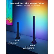Govee H6046 Baruri de lumină pentru TV | Iluminat LED | RGBIC, 2.4GHz Wi-Fi, Bluetooth