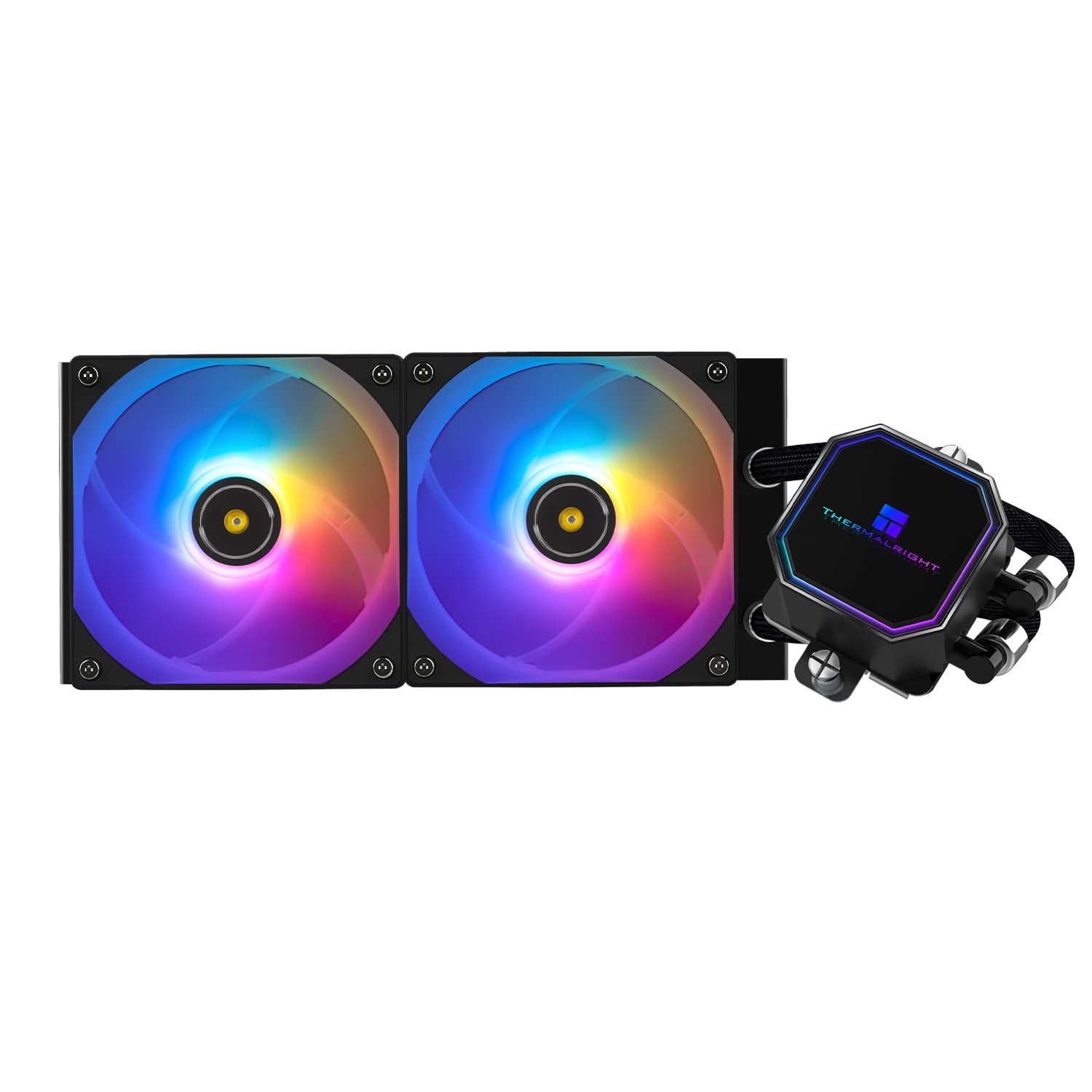 COOLER Thermalright  Frozen Prism 240 Black Argb , racire cu lichid, 2 x 120mm, 1850 rpm, ARGB, negru  Frozen Prism 240 Black Argb  (timbru verde 2 lei)