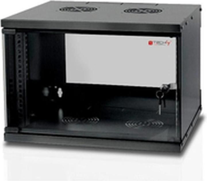 Techly I-CASE EL-1006B32 rack-uri 6U Raft montat pe perete Negru