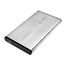 RACK extern LOGILINK, pt HDD/SSD, 2.5 inch, S-ATA, interfata PC USB 3.0, aluminiu, argintiu, 