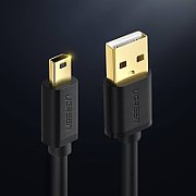 Ugreen USB cable - mini USB US132 1m (black)