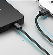 Ugreen USB cable - mini USB US132 1m (black)