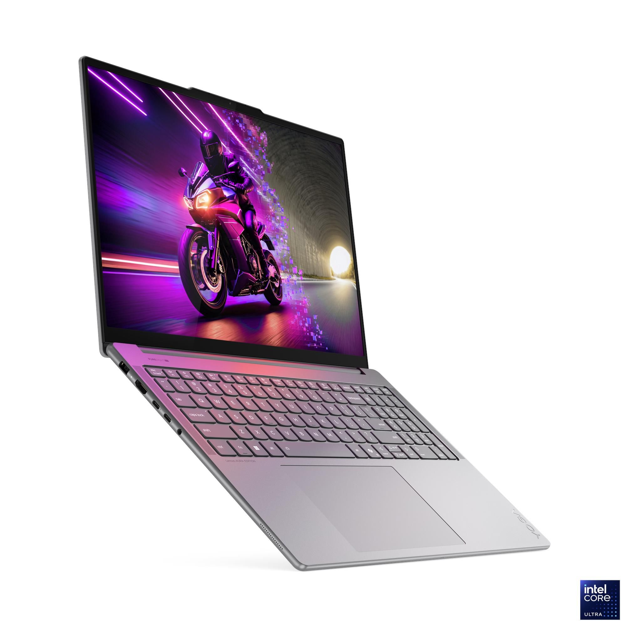Laptop Lenovo Yoga Pro 9 16IAH10 83L00060RM, 16 inch 2880 x 1800, Intel 255H (16 C / 26 T, 2.5 GHz - 5.1 GHz, 24 MB cache, 28 W), 32 GB LPDDR5X, 1 TB SSD, Nvidia GeForce RTX 5070, Windows 11 Pro