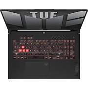 Laptop Asus TUF A17 FA707NUG-HX156, 17.3 inch 1920 x 1080, AMD 7445HS (6 C / 12 T, 3.55 GHz - 4.7 GHz, 6 MB + 16 MB cache), 16 GB DDR5, 512 GB SSD, Nvidia GeForce RTX 4050, Fara sistem de operare