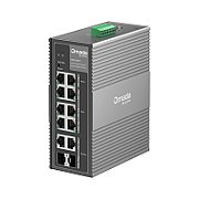 TP-LINK Omada Switch IES210GPP 10xGBit 6xPoE+/2xPoE++/2x Combo RJ45/SFP (260W) Industrial Easy Managed