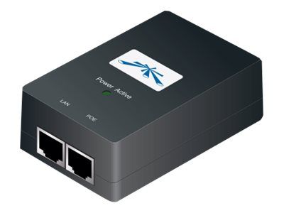 UBIQUITI POE 24V-24W POWER ADAPTER, Output Voltage: 24VDC @ 1.0A, InputVoltage: 90-260VAC @ 47-63Hz, Input Current: 0.3A @ 120VAC, 0.2A @230VAC, Switching Frequency: 200kHz_1