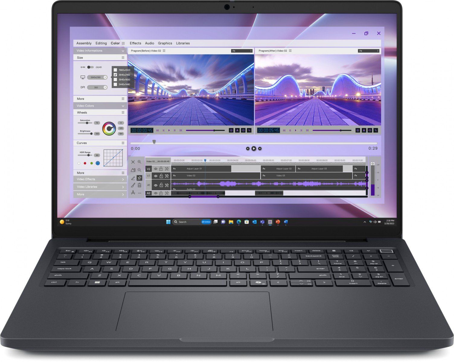 Laptop Dell Pro Max 16 MC16250, 16 inch 1920 x 1200, Intel Core Ultra 7 165H (16 C / 22 T, 1.4 GHz - 5 GHz, 24 MB cache, 55 W), 32 GB DDR5-SDRAM, 1 TB SSD, Nvidia RTX PRO 1000, Windows 11 Pro, Tastatura Hungarian