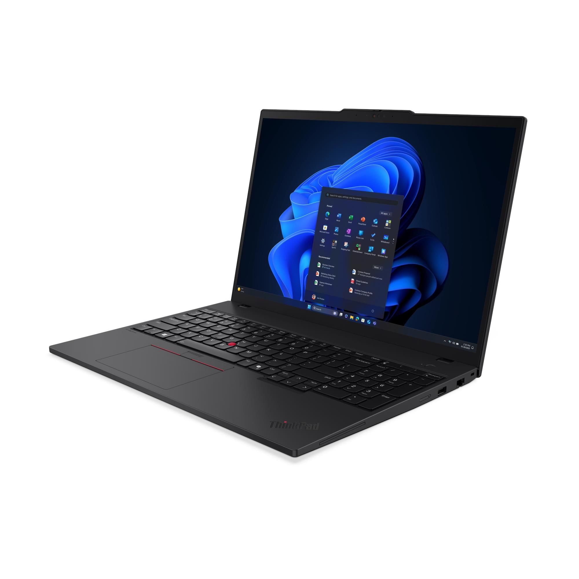 Laptop Lenovo ThinkPad T16 G4 21QE004CRI, 16 inch 1920 x 1200, Intel 255U (12 C / 14 T, 2.4 GHz - 5.2 GHz, 12 MB cache), 32 GB DDR5, 512 GB SSD, Intel Graphics, Windows 11 Pro