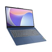 Laptop Lenovo IdeaPad Slim 3 15IRU8 82X700GRPB, 15.6 inch 1920 x 1080, Intel Core i3-1315U (6 C / 8 T, 3.3 GHZ - 4.5 GHz, 10 MB cache, 28 W), 8 GB LPDDR5, 512 GB SSD, Intel UHD Graphics, Windows 11, Tastatura English, Albastru