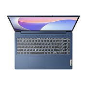 Laptop Lenovo IdeaPad Slim 3 15IRU8 82X700GRPB, 15.6 inch 1920 x 1080, Intel Core i3-1315U (6 C / 8 T, 3.3 GHZ - 4.5 GHz, 10 MB cache, 28 W), 8 GB LPDDR5, 512 GB SSD, Intel UHD Graphics, Windows 11, Tastatura English, Albastru