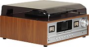 Denver MRD-52 retro stereo system with light wood turntable