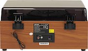 Denver MRD-52 retro stereo system with light wood turntable