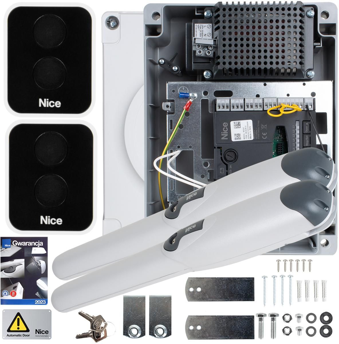 NICE WINGO 2024 24V Double Gate Kit (with Photocells)