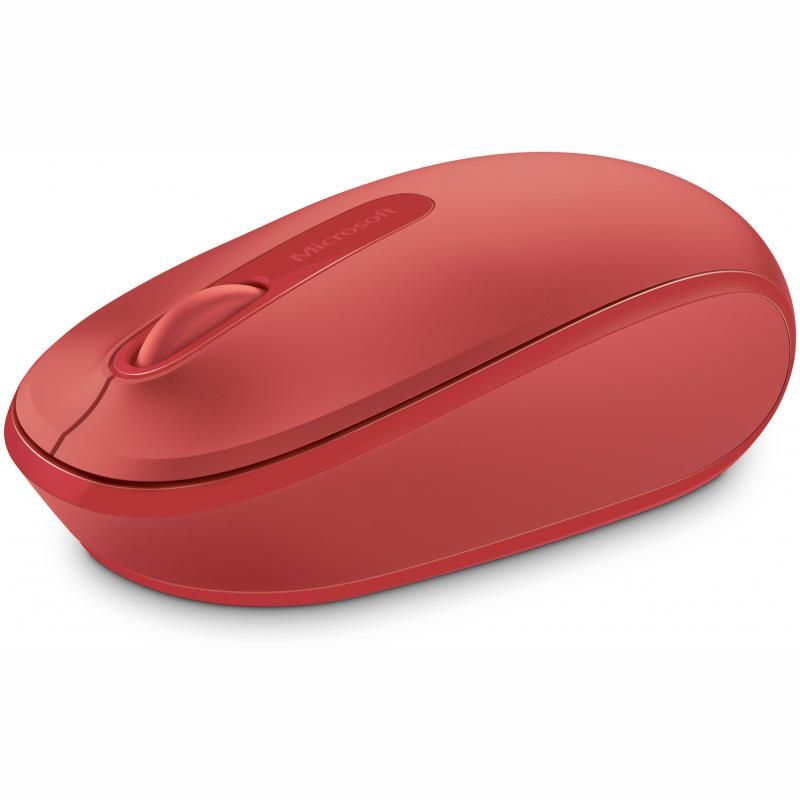 Mouse Microsoft Mobile 1850, Wireless Optic, Rosu_3