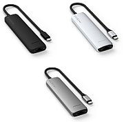 Satechi 7-in-1 USB-C Slim Multiport Adapter with Ethernet - Silver