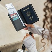 Satechi Vegan-Leather FindAll Passport Cover - Sand