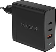 Dviced Wall charger 65W GaN 1 USB-A, 2 USB-C EU - Black
