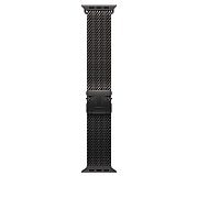 Apple Watch Ultra 3 GPS + Cellular 49mm Black Titanium Case with Black Titanium Milanese Loop - Medium