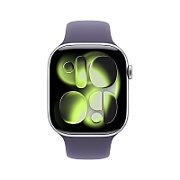 Apple Watch Series 11 GPS 42mm Silver Aluminium Case with Purple Fog Sport Band - M/L