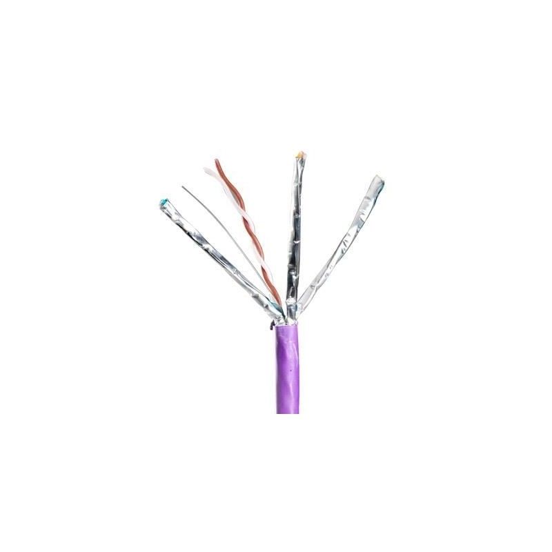Cablu F/FTP cat.6A, manta LSZH, Euroclass Dca-s2, d2, a1 - 500m/tambur, Violet - Molex