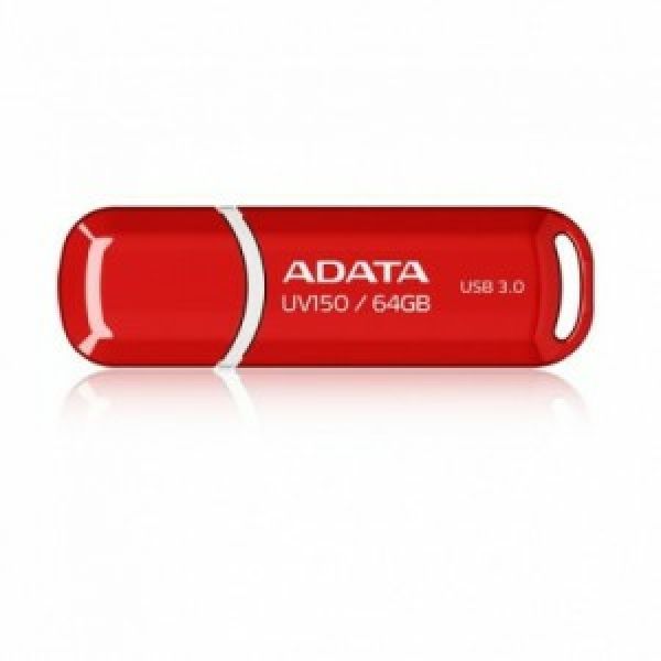 ADATA AUV150-64G-RRD Flashdrive Adata DashDrive UV150 64 GB USB3 90/20MBs, Red_3