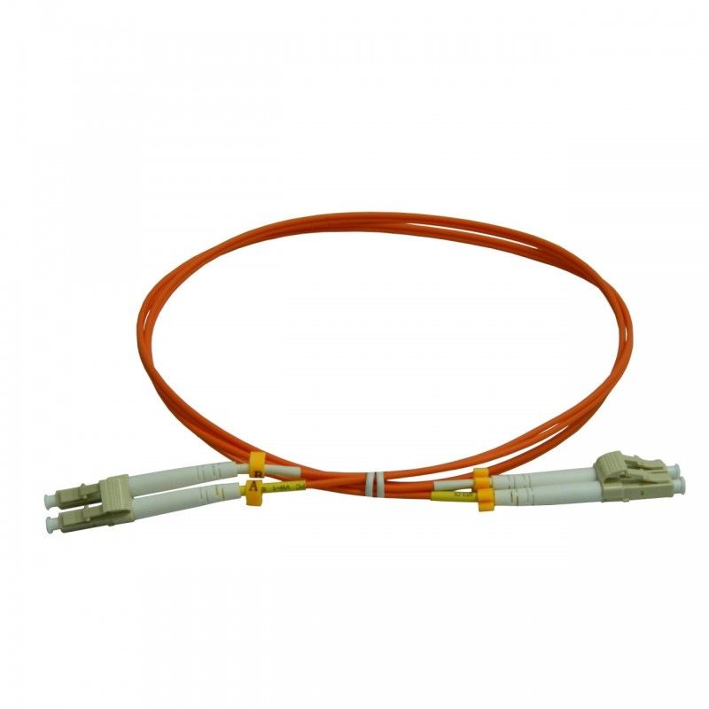 Patchcord FO LC/PC-LC/PC, MM OM2 50/125, manta LSZH 3.0mm, duplex 5m - Emtex