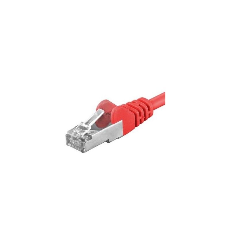 Patchcord SFTP RJ45-RJ45 Cat.6A, 2m, rosu
