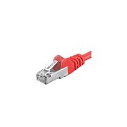 Patchcord SFTP RJ45-RJ45 Cat.6A, 5m, rosu