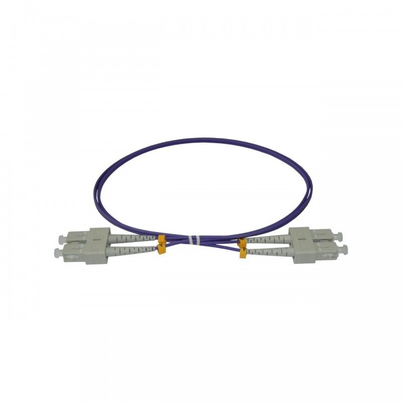 Patchcord FO SC/PC-SC/PC, MM OM4 50/125, manta LSZH 3.0mm, duplex 15m - Emtex