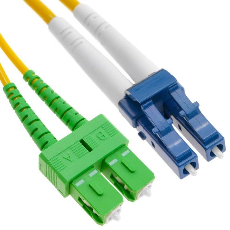 Patchcord FO SC/APC-LC/PC, SM OS2 9/125, manta LSZH 3.0mm, duplex 2m - Emtex