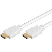 Cablu HDMI, tata-tata, 4K, High quality, V1.4 contacte aurite, 15m, alb, PremiumCord