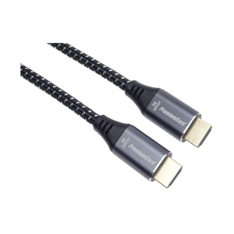 Cablu HDMI, Ultra High Speed, 8K@60Hz, V2.1, conectori auriti metalici din aluminiu, 3m, PremiumCord