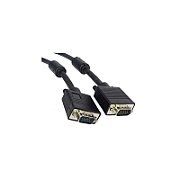 Cablu VGA, cu ferite, tata - tata, dubluecranat, 15m, PremiumCord