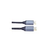 Cablu DisplayPort, tata - tata, Versiunea 1.4, 8K (7680x4320), dublu ecranat, manson textil, conectori metalici auriti, 1.5m, PremiumCord